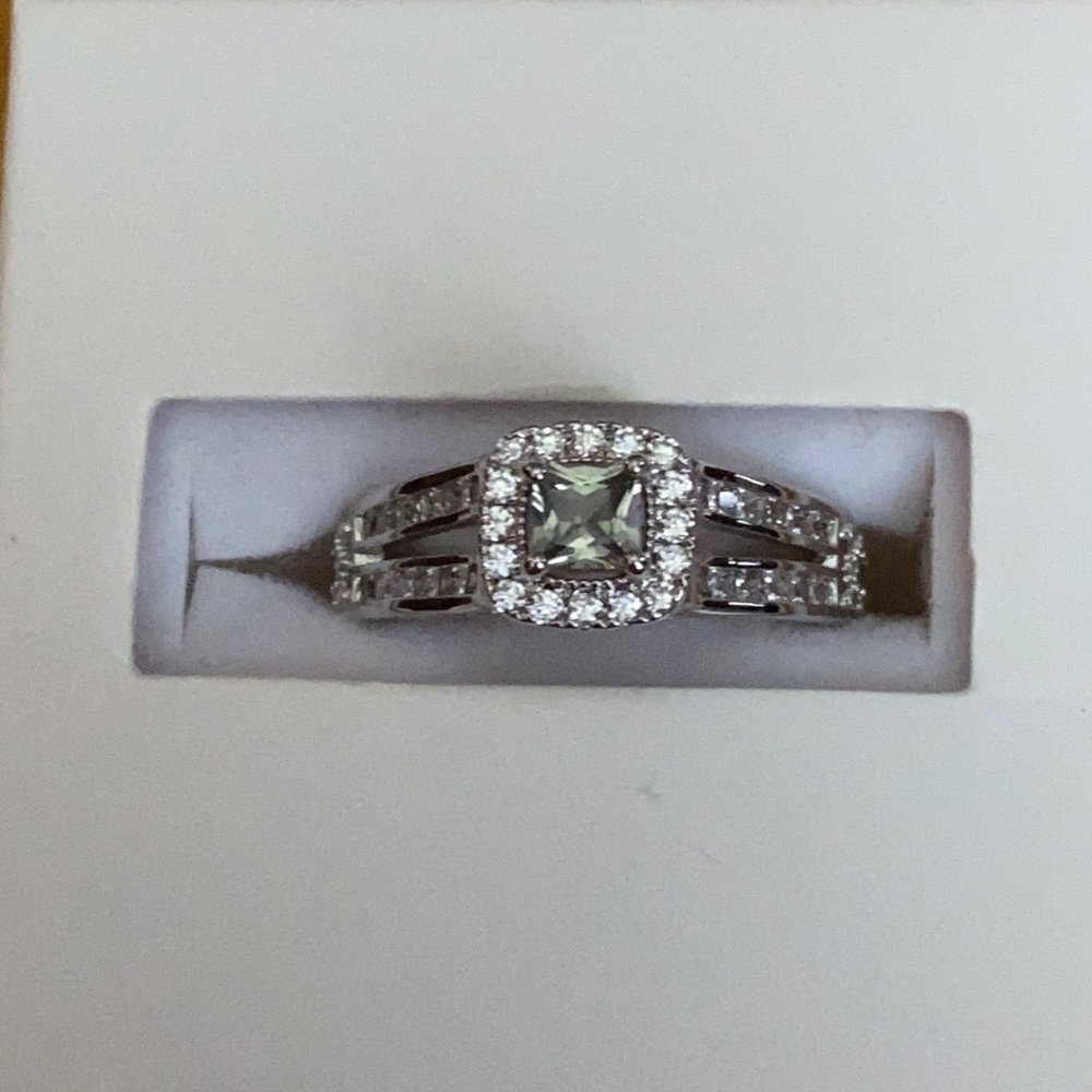 Mossy green spinel.